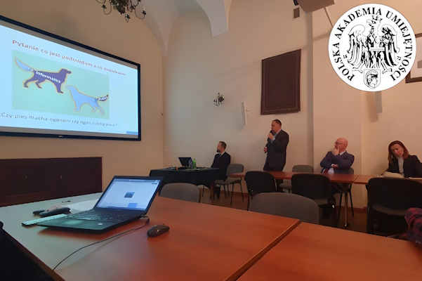 Referat dr hab. inż. Artura Krawczyka na zebraniu Komisji PAU